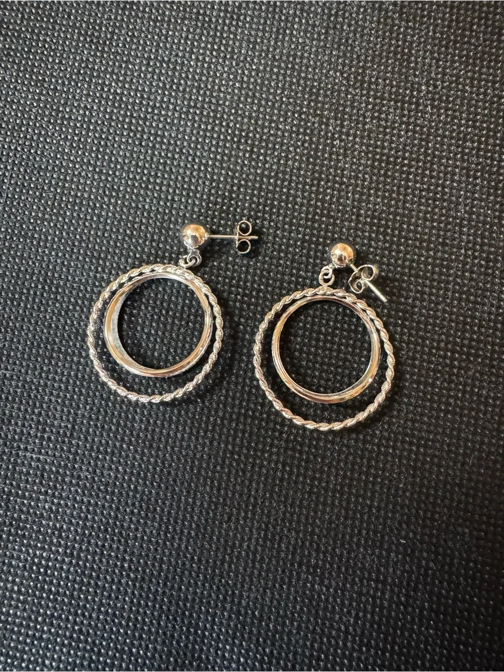 Silver Hoop Earrings